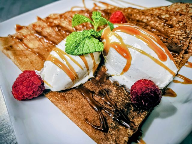La Crêperie du Roc Crêpe glace vanille